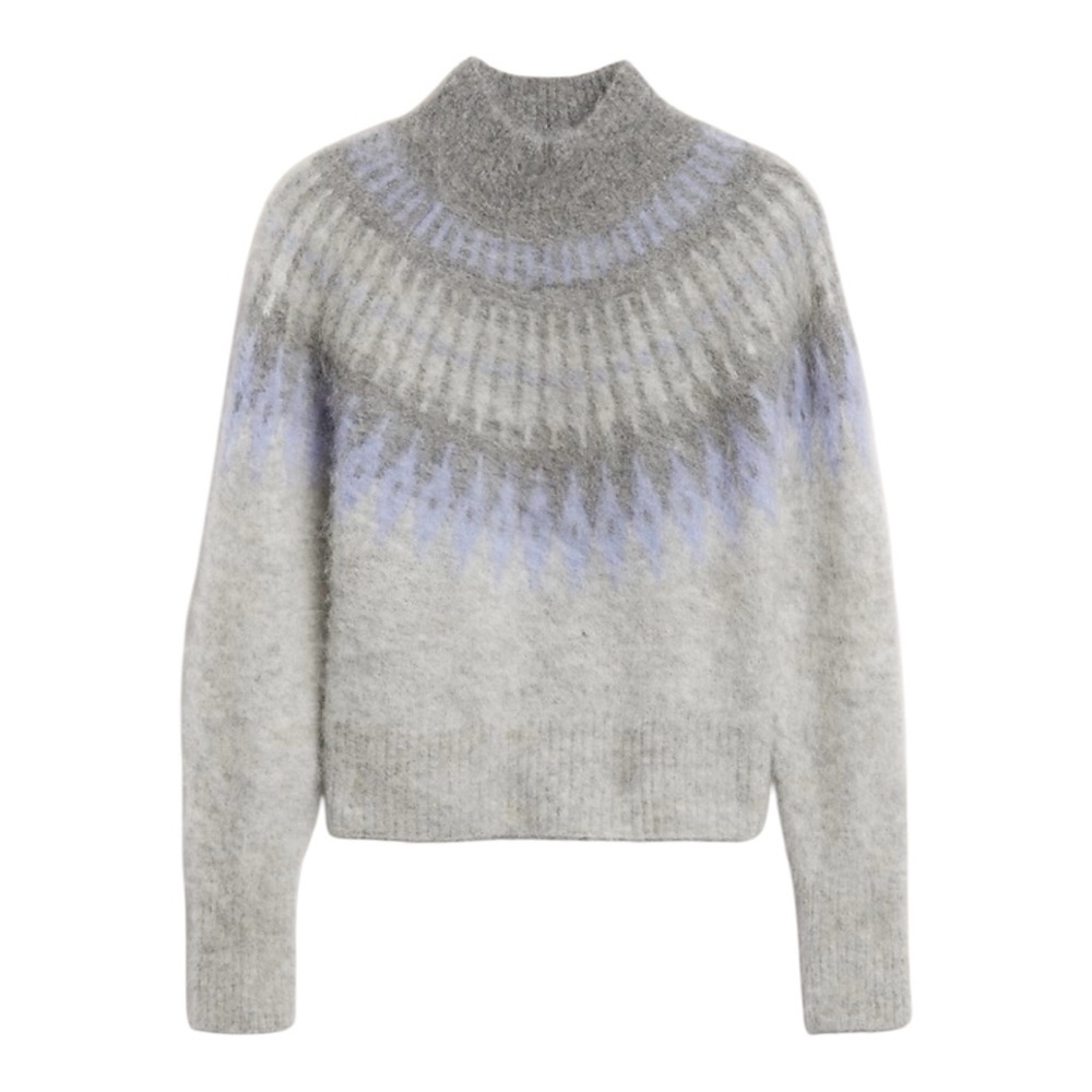 BANANA REPUBLIC Fair Isle Alpaca Blend Sweater